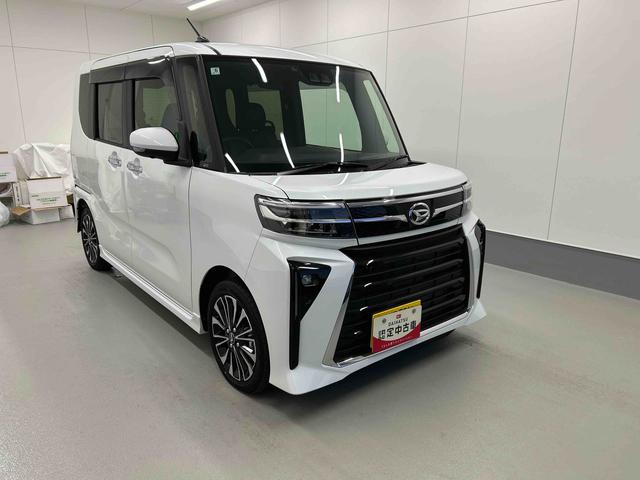 タントカスタムＲＳ衝突被害軽減ブレーキ　横滑り防止装置　オートハイビーム　アイドリングストップ　ステアリングスイッチ　オートライト　キーフリー　オートエアコン　ナビ　ドラレコ　パノラマカメラ　ＥＴＣ　マット　バイザー（岐阜県）の中古車