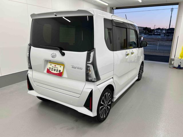 タントカスタムＲＳ衝突被害軽減ブレーキ　横滑り防止装置　オートハイビーム　アイドリングストップ　ステアリングスイッチ　オートライト　キーフリー　オートエアコン　ナビ　ドラレコ　パノラマカメラ　ＥＴＣ　マット　バイザー（岐阜県）の中古車