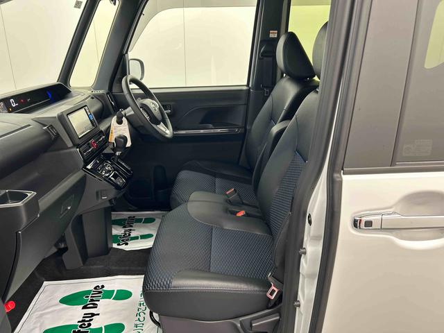 タントカスタムＲＳ衝突被害軽減ブレーキ　横滑り防止装置　オートハイビーム　アイドリングストップ　ステアリングスイッチ　オートライト　キーフリー　オートエアコン　ナビ　ドラレコ　パノラマカメラ　ＥＴＣ　マット　バイザー（岐阜県）の中古車