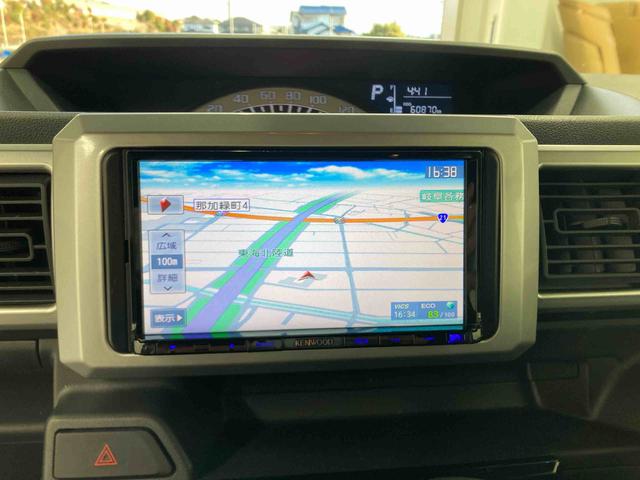 ウェイクＬ　ＳＡII衝突被害軽減ブレーキ　横滑り防止装置　アイドリングストップ　ステアリングスイッチ　オートライト　キーフリーシステム　オートエアコン　社外ナビ　バックカメラ　ＥＴＣ　マット　バイザー（岐阜県）の中古車