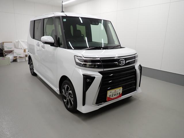 タントカスタムＸ衝突被害軽減ブレーキ　横滑り防止装置　オートハイビーム　アイドリングストップ　ステアリングスイッチ　オートライト　キーフリーシステム　オートエアコン　ディスプレイオーディオ　バックカメラ（岐阜県）の中古車