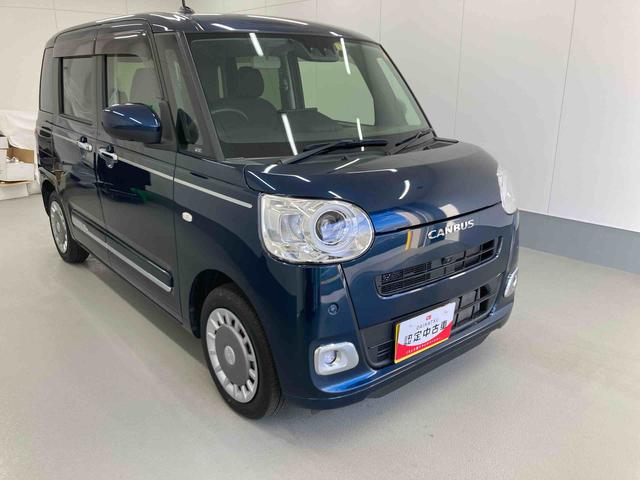 ムーヴキャンバスセオリーＧ衝突被害軽減ブレーキ　横滑り防止装置　オートハイビーム　アイドリングストップ　ステアリングスイッチ　オートライト　キーフリー　オートエアコン　ナビ　ドラレコ　パノラマカメラ　ＥＴＣ　マット　バイザー（岐阜県）の中古車