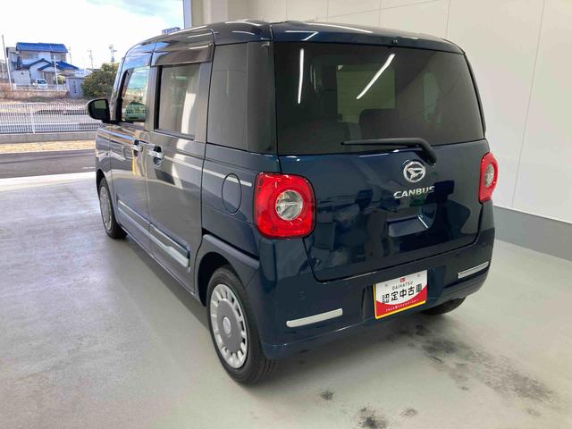 ムーヴキャンバスセオリーＧ衝突被害軽減ブレーキ　横滑り防止装置　オートハイビーム　アイドリングストップ　ステアリングスイッチ　オートライト　キーフリー　オートエアコン　ナビ　ドラレコ　パノラマカメラ　ＥＴＣ　マット　バイザー（岐阜県）の中古車