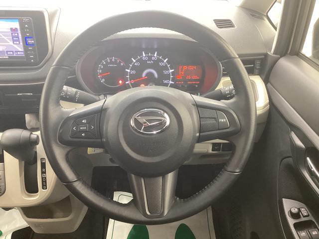 ムーヴＸリミテッドII　ＳＡIII衝突被害軽減ブレーキ　横滑り防止装置　オートハイビーム　アイドリングストップ　ステアリングスイッチ　オートライト　キーフリーシステム　オートエアコン　ナビ　ドラレコ　バックカメラ　マット　バイザー（岐阜県）の中古車