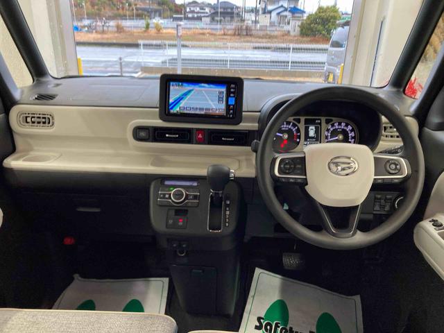 ムーヴキャンバスストライプスＧターボ衝突被害軽減ブレーキ　横滑り防止装置　オートハイビーム　アイドリングストップ　ステアリングスイッチ　オートライト　キーフリー　オートエアコン　ナビ　ドラレコ　パノラマカメラ　ＥＴＣ　マット　バイザー（岐阜県）の中古車