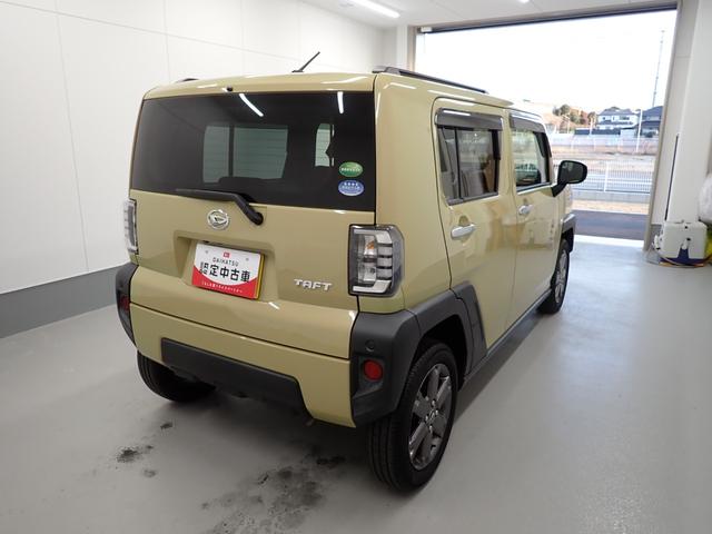 タフトGターボ衝突被害軽減ブレーキ 横滑り防止装置 オートハイビーム アイドリングストップ ステアリングスイッチ オートライト キーフリー オートエアコン ナビ ドラレコ パノラマカメラ ETC マット バイザー(岐阜県)の中古車