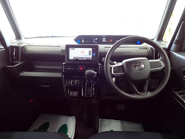 タントカスタムＸ衝突被害軽減ブレーキ　横滑り防止装置　オートハイビーム　アイドリングストップ　ステアリングスイッチ　オートライト　キーフリーシステム　オートエアコン　ナビ　ドラレコ　パノラマカメラ　ＥＴＣ　マット（岐阜県）の中古車