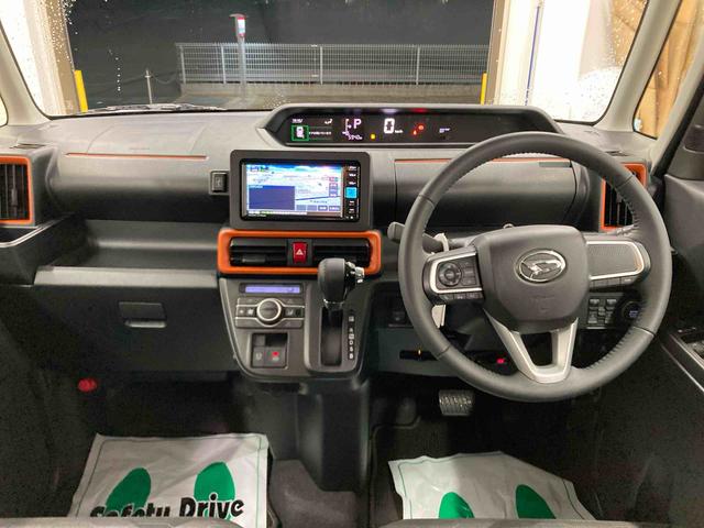 タントファンクロスターボ衝突被害軽減ブレーキ　横滑り防止装置　オートハイビーム　アイドリングストップ　ステアリングスイッチ　オートライト　キーフリー　オートエアコン　ナビ　ドラレコ　パノラマカメラ　ＥＴＣ　マット　バイザー（岐阜県）の中古車