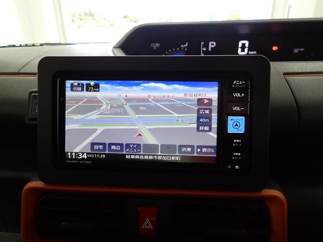 タントファンクロスターボ衝突被害軽減ブレーキ　横滑り防止装置　オートハイビーム　アイドリングストップ　ステアリングスイッチ　オートライト　キーフリー　オートエアコン　ナビ　ドラレコ　パノラマカメラ　ＥＴＣ　マット　バイザー（岐阜県）の中古車