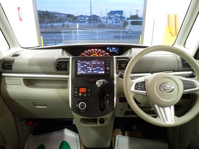 タントG SA衝突被害軽減ブレーキ 横滑り防止装置 アイドリングストップ ステアリングスイッチ オートライト キーフリーシステム オートエアコン ナビ バックカメラ ETC マット バイザー(岐阜県)の中古車