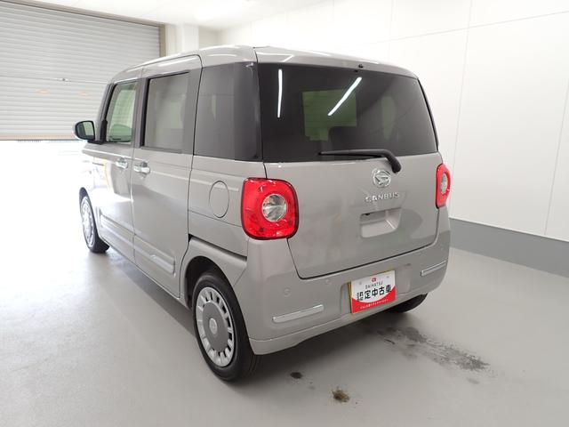 ムーヴキャンバスセオリーGターボ衝突被害軽減ブレーキ 横滑り防止装置 オートハイビーム アイドリングストップ ステアリングスイッチ オートライト キーフリーシステム オートエアコン ナビ ドラレコ パノラマカメラ ETC マット(岐阜県)の中古車