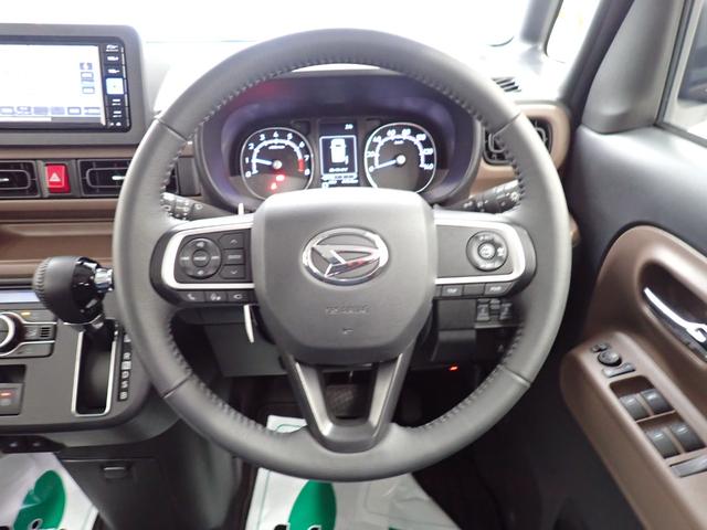 ムーヴキャンバスセオリーGターボ衝突被害軽減ブレーキ 横滑り防止装置 オートハイビーム アイドリングストップ ステアリングスイッチ オートライト キーフリーシステム オートエアコン ナビ ドラレコ パノラマカメラ ETC マット(岐阜県)の中古車