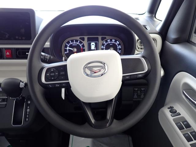 ムーヴキャンバスストライプスＧ衝突被害軽減ブレーキ　横滑り防止装置　オートハイビーム　アイドリングストップ　ステアリングスイッチ　オートライト　キーフリーシステム　オートエアコン　パノラマカメラ　マット　バイザー（岐阜県）の中古車