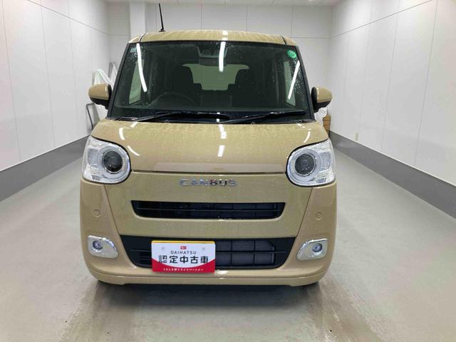 ムーヴキャンバスセオリーＧ衝突被害軽減ブレーキ　横滑り防止装置　オートハイビーム　アイドリングストップ　ステアリングスイッチ　オートライト　キーフリーシステム　オートエアコン　パノラマカメラ　マット　バイザー（岐阜県）の中古車