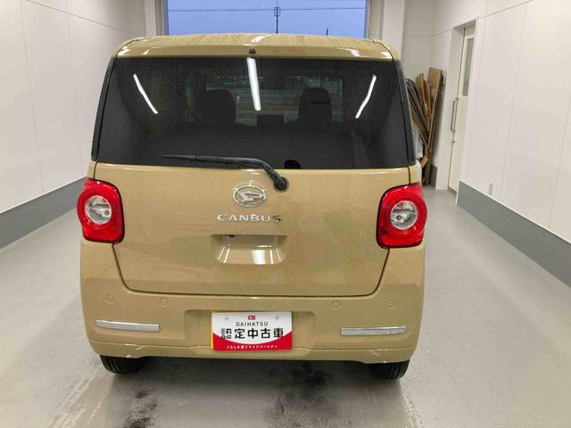 ムーヴキャンバスセオリーＧ衝突被害軽減ブレーキ　横滑り防止装置　オートハイビーム　アイドリングストップ　ステアリングスイッチ　オートライト　キーフリーシステム　オートエアコン　パノラマカメラ　マット　バイザー（岐阜県）の中古車