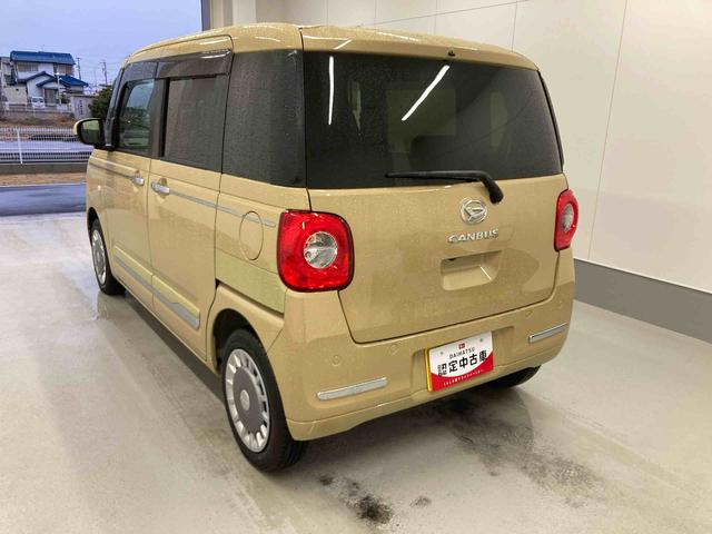 ムーヴキャンバスセオリーＧ衝突被害軽減ブレーキ　横滑り防止装置　オートハイビーム　アイドリングストップ　ステアリングスイッチ　オートライト　キーフリーシステム　オートエアコン　パノラマカメラ　マット　バイザー（岐阜県）の中古車