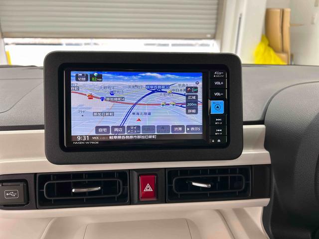 ムーヴキャンバスストライプスＧ衝突被害軽減ブレーキ　横滑り防止装置　オートハイビーム　アイドリングストップ　ステアリングスイッチ　オートライト　キーフリー　オートエアコン　ナビ　ドラレコ　バックカメラ　ＥＴＣ　マット　バイザー（岐阜県）の中古車