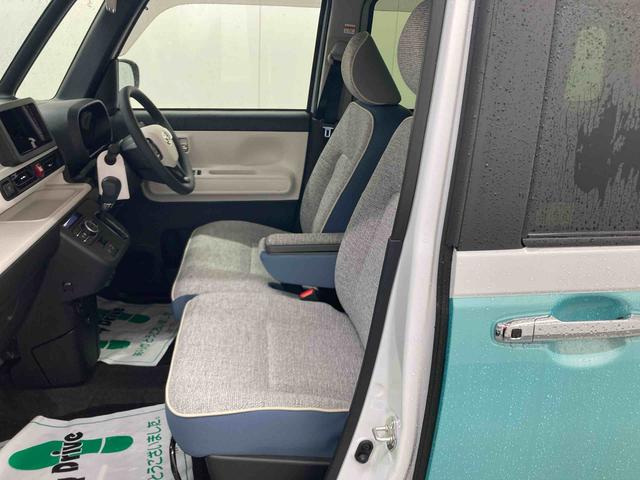 ムーヴキャンバスストライプスＧ衝突被害軽減ブレーキ　横滑り防止装置　オートハイビーム　アイドリングストップ　ステアリングスイッチ　オートライト　キーフリーシステム　オートエアコン　パノラマカメラ　マット　バイザー（岐阜県）の中古車