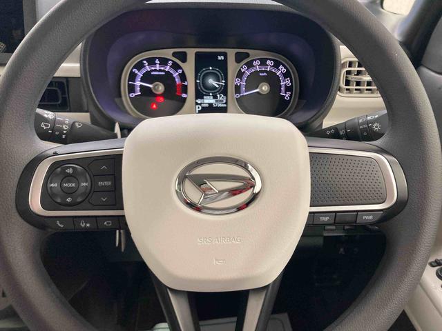 ムーヴキャンバスストライプスＧ衝突被害軽減ブレーキ　横滑り防止装置　オートハイビーム　アイドリングストップ　ステアリングスイッチ　オートライト　キーフリーシステム　オートエアコン　パノラマカメラ　マット　バイザー（岐阜県）の中古車