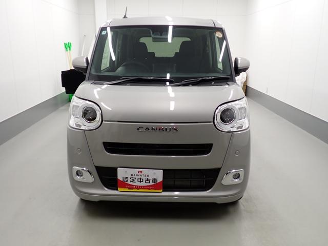 ムーヴキャンバスセオリーＧ衝突被害軽減ブレーキ　横滑り防止装置　オートハイビーム　アイドリングストップ　ステアリングスイッチ　オートライト　キーフリーシステム　オートエアコン　パノラマカメラ（岐阜県）の中古車