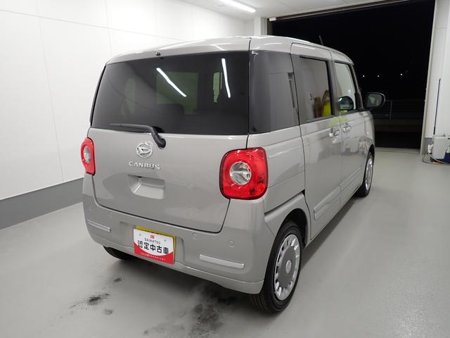 ムーヴキャンバスセオリーＧ衝突被害軽減ブレーキ　横滑り防止装置　オートハイビーム　アイドリングストップ　ステアリングスイッチ　オートライト　キーフリーシステム　オートエアコン　パノラマカメラ（岐阜県）の中古車