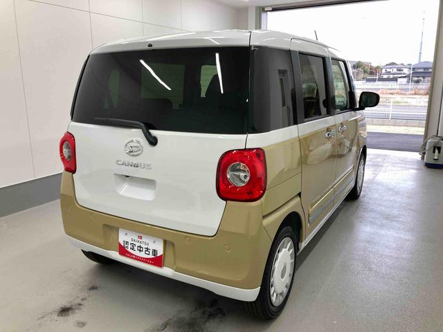 ムーヴキャンバスストライプスＧ衝突被害軽減ブレーキ　横滑り防止装置　オートハイビーム　アイドリングストップ　ステアリングスイッチ　オートライト　キーフリーシステム　オートエアコン　パノラマカメラ（岐阜県）の中古車