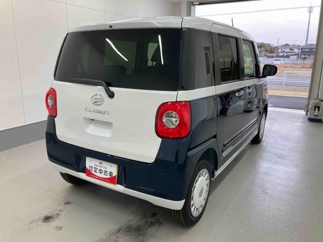 ムーヴキャンバスストライプスＧ衝突被害軽減ブレーキ　横滑り防止装置　４ＷＤ　オートハイビーム　アイドリングストップ　ステアリングスイッチ　オートライト　キーフリーシステム　オートエアコン　パノラマカメラ（岐阜県）の中古車