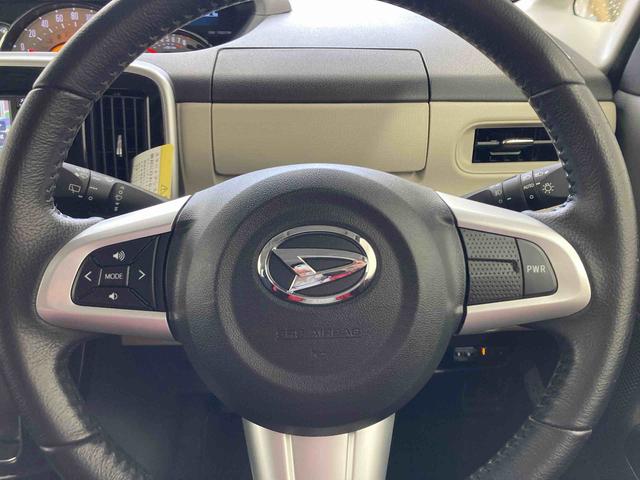 ムーヴキャンバスＧブラックアクセントＶＳ　ＳＡIII衝突被害軽減ブレーキ　横滑り防止装置　オートハイビーム　アイドリングストップ　ステアリングスイッチ　オートライト　キーフリーシステム　オートエアコン　ナビ　パノラマカメラ　ＥＴＣ　マット（岐阜県）の中古車