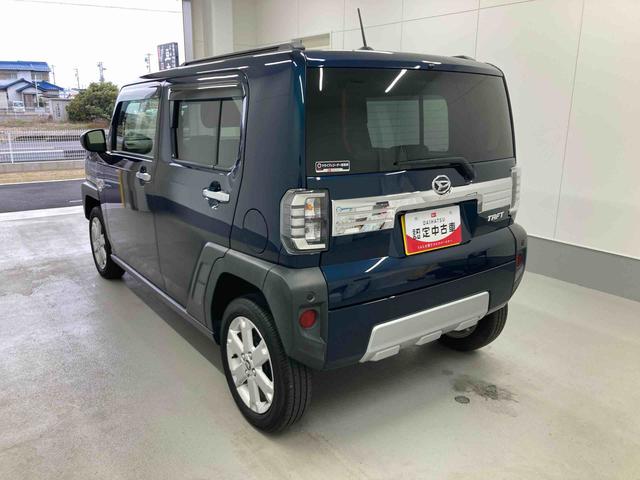 タフトＧターボ　クロムベンチャー衝突被害軽減ブレーキ　横滑り防止装置　オートハイビーム　アイドリングストップ　ステアリングスイッチ　オートライト　キーフリーシステム　オートエアコン　パノラマカメラ　マット　バイザー（岐阜県）の中古車