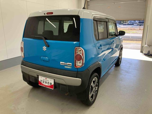 ハスラーＸターボ衝突被害軽減ブレーキ　横滑り防止装置　アイドリングストップ　オートライト　キーフリーシステム　オートエアコン　社外ナビ　社外ドラレコ　ＥＴＣ　マット　バイザー（岐阜県）の中古車