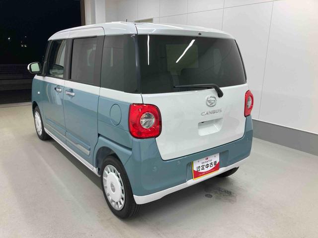 ムーヴキャンバスストライプスＧ衝突被害軽減ブレーキ　横滑り防止装置　オートハイビーム　アイドリングストップ　ステアリングスイッチ　オートライト　キーフリーシステム　オートエアコン　パノラマカメラ（岐阜県）の中古車