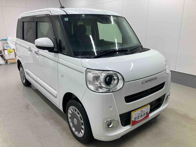 ムーヴキャンバスセオリーＧターボ衝突被害軽減ブレーキ　横滑り防止装置　４ＷＤ　オートハイビーム　アイドリングストップ　ステアリングスイッチ　オートライト　キーフリーシステム　オートエアコン　パノラマカメラ　マット　バイザー（岐阜県）の中古車