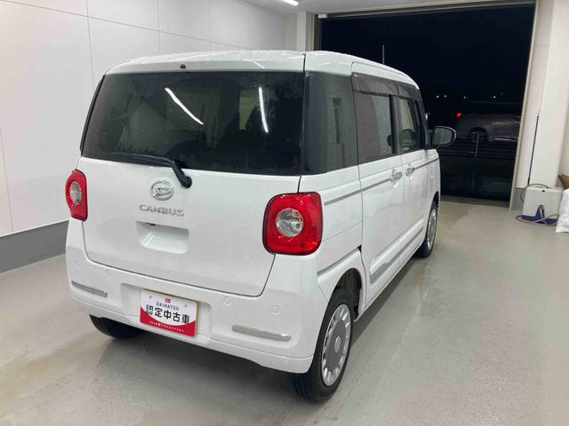 ムーヴキャンバスセオリーＧターボ衝突被害軽減ブレーキ　横滑り防止装置　４ＷＤ　オートハイビーム　アイドリングストップ　ステアリングスイッチ　オートライト　キーフリーシステム　オートエアコン　パノラマカメラ　マット　バイザー（岐阜県）の中古車