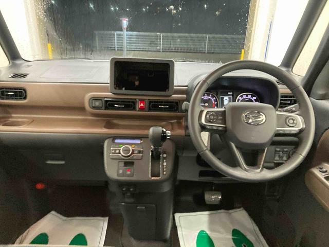 ムーヴキャンバスセオリーＧターボ衝突被害軽減ブレーキ　横滑り防止装置　４ＷＤ　オートハイビーム　アイドリングストップ　ステアリングスイッチ　オートライト　キーフリーシステム　オートエアコン　パノラマカメラ　マット　バイザー（岐阜県）の中古車