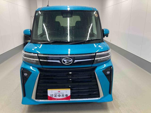 タントカスタムＸ衝突被害軽減ブレーキ　横滑り防止装置　オートハイビーム　アイドリングストップ　ステアリングスイッチ　オートライト　キーフリーシステム　オートエアコン　パノラマカメラ　マット　バイザー（岐阜県）の中古車