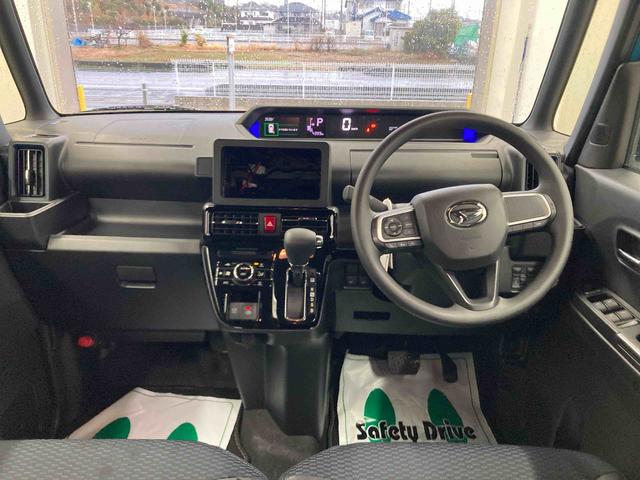 タントカスタムＸ衝突被害軽減ブレーキ　横滑り防止装置　オートハイビーム　アイドリングストップ　ステアリングスイッチ　オートライト　キーフリーシステム　オートエアコン　パノラマカメラ　マット　バイザー（岐阜県）の中古車