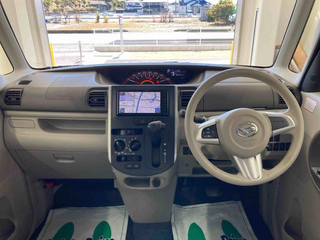 タントＬ　ＳＡ衝突被害軽減ブレーキ　横滑り防止装置　アイドリングストップ　ステアリングスイッチ　キーレス　エアコン　ナビ　バックカメラ　マット　バイザー（岐阜県）の中古車