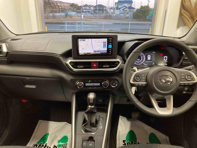 ロッキープレミアムＧ衝突被害軽減ブレーキ　横滑り防止装置　オートハイビーム　アイドリングストップ　ステアリングスイッチ　オートライト　キーフリーシステム　オートエアコン　ナビ　ドラレコ　パノラマカメラ　ＥＴＣ　マット（岐阜県）の中古車