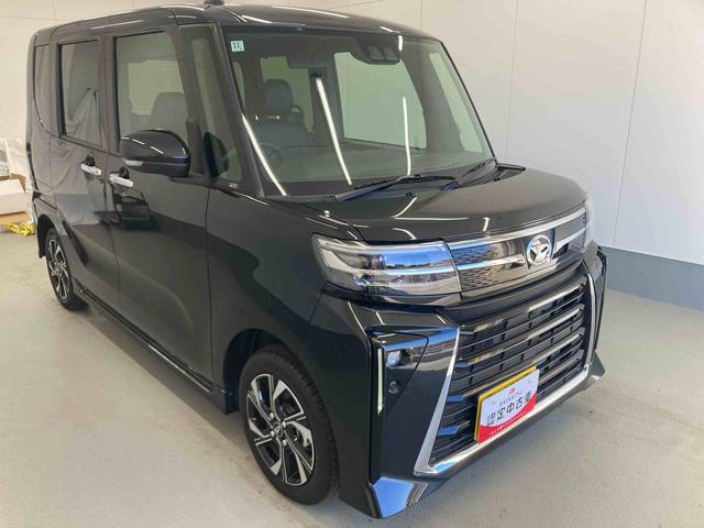 タントカスタムＸ衝突被害軽減ブレーキ　横滑り防止装置　オートハイビーム　アイドリングストップ　ステアリングスイッチ　オートライト　キーフリーシステム　オートエアコン　ディスプレイオーディオ　バックカメラ（岐阜県）の中古車