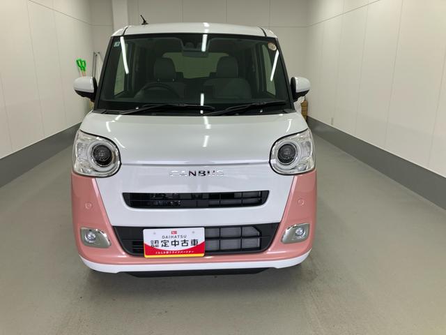 ムーヴキャンバスストライプスＧターボ衝突被害軽減ブレーキ　横滑り防止装置　４ＷＤ　オートハイビーム　アイドリングストップ　ステアリングスイッチ　オートライト　キーフリーシステム　オートエアコン　パノラマカメラ（岐阜県）の中古車