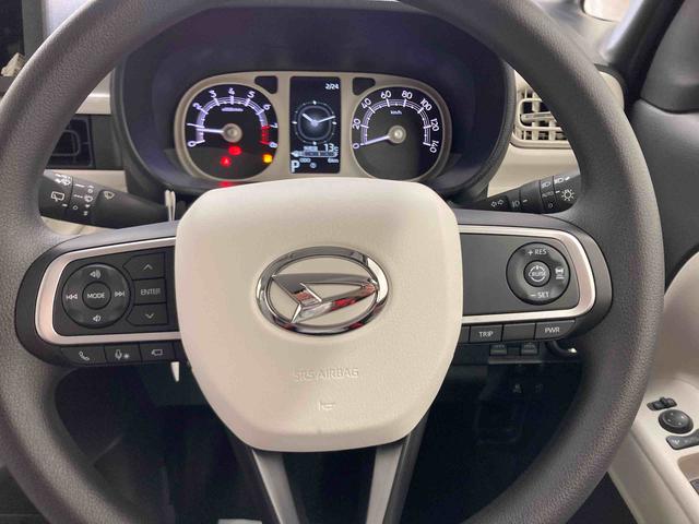 ムーヴキャンバスストライプスＧターボ衝突被害軽減ブレーキ　横滑り防止装置　４ＷＤ　オートハイビーム　アイドリングストップ　ステアリングスイッチ　オートライト　キーフリーシステム　オートエアコン　パノラマカメラ（岐阜県）の中古車