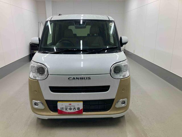 ムーヴキャンバスストライプスＧ衝突被害軽減ブレーキ　横滑り防止装置　オートハイビーム　アイドリングストップ　ステアリングスイッチ　オートライト　キーフリーシステム　オートエアコン　ナビ　ドラレコ　パノラマカメラ　ＥＴＣ　マット（岐阜県）の中古車