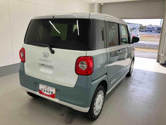 ムーヴキャンバスストライプスＧターボ衝突被害軽減ブレーキ　横滑り防止装置　オートハイビーム　アイドリングストップ　ステアリングスイッチ　オートライト　キーフリーシステム　オートエアコン　パノラマカメラ（岐阜県）の中古車