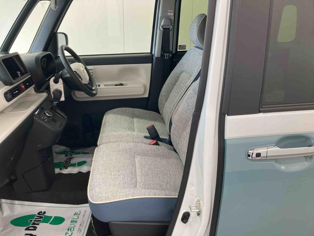 ムーヴキャンバスストライプスＧターボ衝突被害軽減ブレーキ　横滑り防止装置　オートハイビーム　アイドリングストップ　ステアリングスイッチ　オートライト　キーフリーシステム　オートエアコン　パノラマカメラ（岐阜県）の中古車