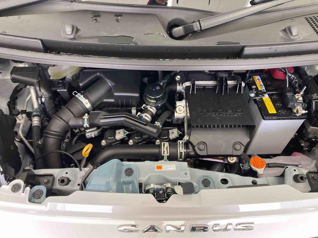 ムーヴキャンバスストライプスＧターボ衝突被害軽減ブレーキ　横滑り防止装置　オートハイビーム　アイドリングストップ　ステアリングスイッチ　オートライト　キーフリーシステム　オートエアコン　パノラマカメラ（岐阜県）の中古車