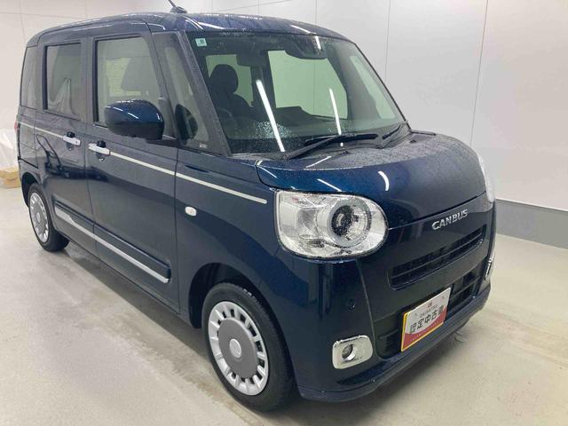 ムーヴキャンバスセオリーＧ衝突被害軽減ブレーキ　横滑り防止装置　オートハイビーム　アイドリングストップ　ステアリングスイッチ　オートライト　キーフリーシステム　オートエアコン　ナビ　ドラレコ　パノラマカメラ　ＥＴＣ　マット（岐阜県）の中古車