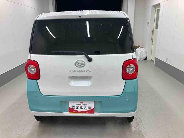 ムーヴキャンバスストライプスＧ衝突被害軽減ブレーキ　横滑り防止装置　オートハイビーム　アイドリングストップ　ステアリングスイッチ　オートライト　キーフリーシステム　オートエアコン　パノラマカメラ（岐阜県）の中古車