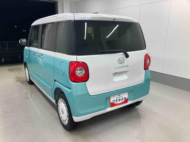 ムーヴキャンバスストライプスＧ衝突被害軽減ブレーキ　横滑り防止装置　オートハイビーム　アイドリングストップ　ステアリングスイッチ　オートライト　キーフリーシステム　オートエアコン　パノラマカメラ（岐阜県）の中古車