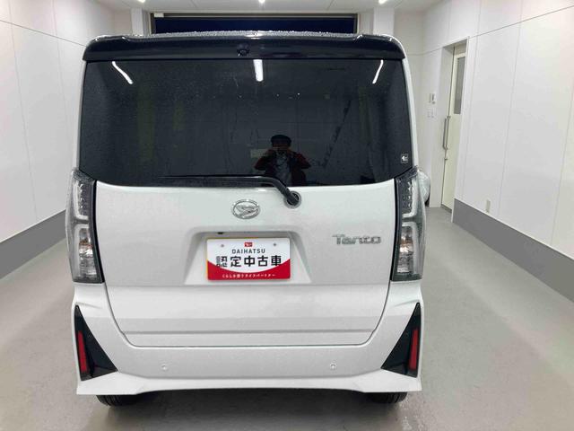 タントカスタムＲＳ衝突被害軽減ブレーキ　横滑り防止装置　オートハイビーム　アイドリングストップ　ステアリングスイッチ　オートライト　キーフリーシステム　オートエアコン　ナビ　ドラレコ　パノラマカメラ　ＥＴＣ　マット（岐阜県）の中古車