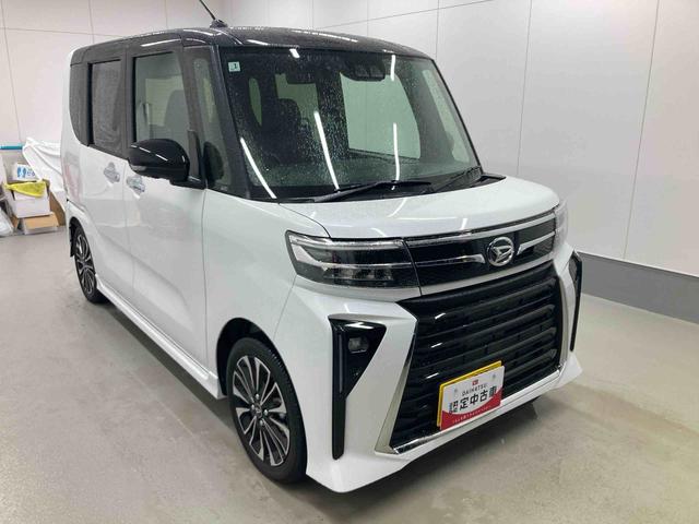 タントカスタムＲＳ衝突被害軽減ブレーキ　横滑り防止装置　オートハイビーム　アイドリングストップ　ステアリングスイッチ　オートライト　キーフリーシステム　オートエアコン　ナビ　ドラレコ　パノラマカメラ　ＥＴＣ　マット（岐阜県）の中古車